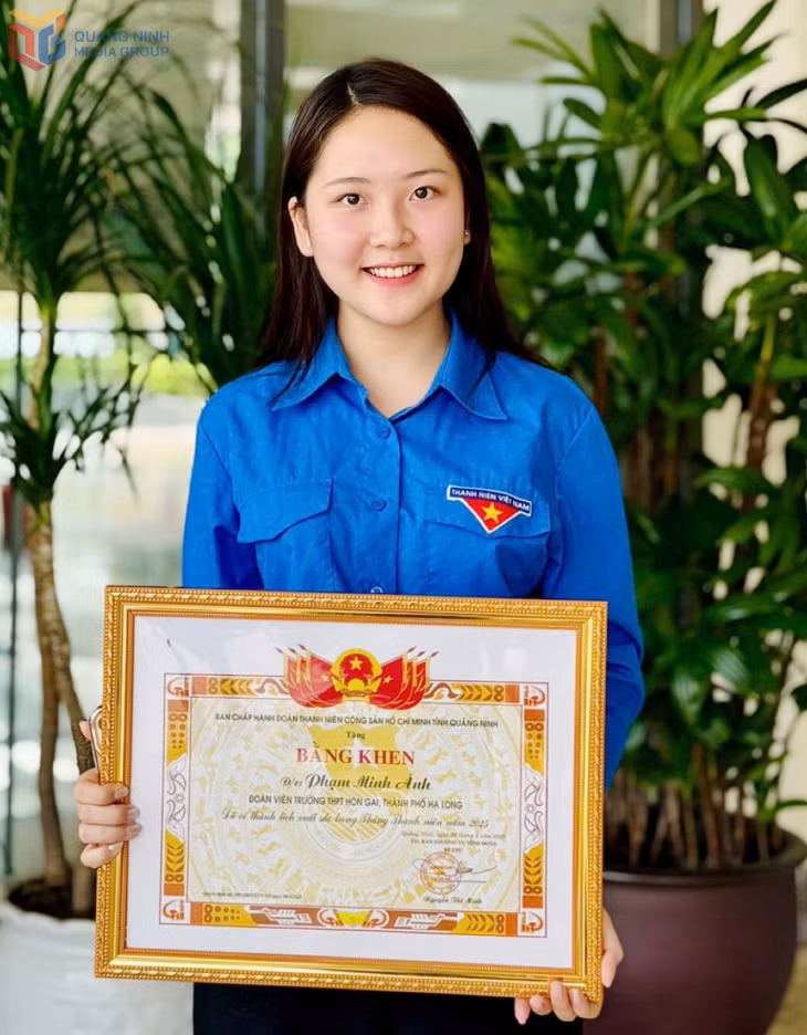 Thủ lĩnh Đoàn tài năng của THPT Hòn Gai ảnh 1