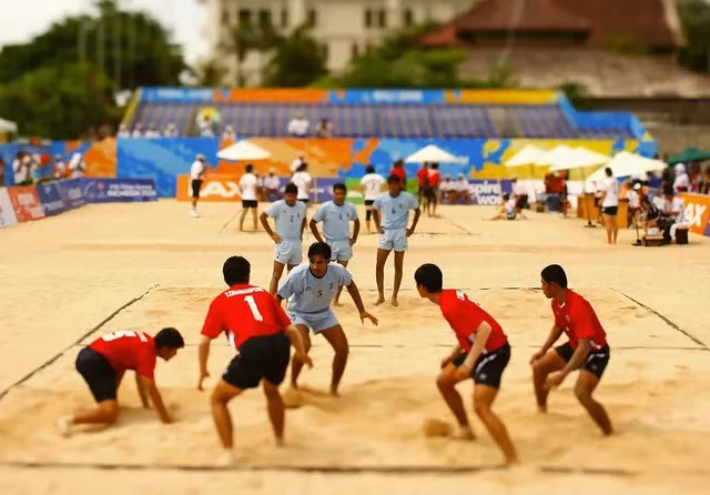 Môn Kabaddi đã từng xuất hiện tại Đại hội Thể thao bãi biển châu Á 2026. Ảnh: ABG 2016