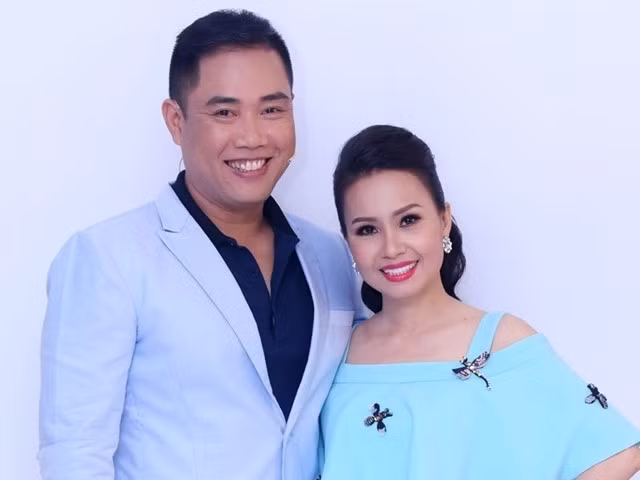 Cẩm Ly và ông xã. Ảnh: Nghệ sĩ cung cấp.