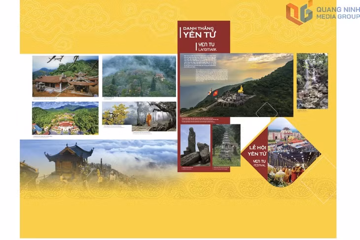 Những hình ảnh được trưng bày tại không gian Yên Tử.