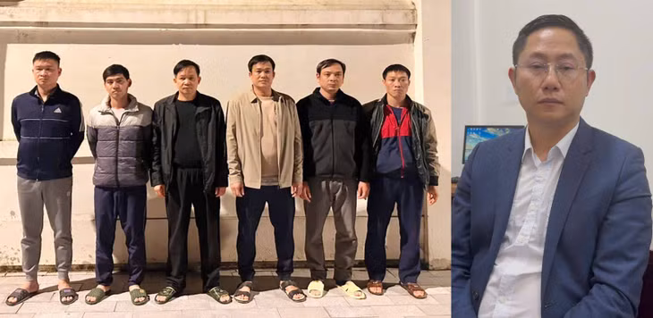 Bắt tạm giam các cán bộ Cảng vụ hàng hải Thanh Hóa. Ảnh: Công an Thanh Hóa