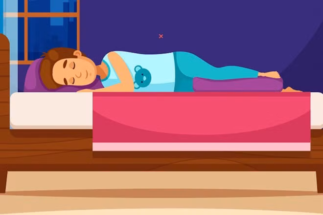 Tư thế ngủ nào tốt hay có hại cho cột sống? Đồ họa: Thiện Nhân