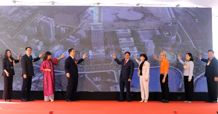 Khởi công Dự án Đầu tư xây dựng và kinh doanh hạ tầng kỹ thuật Khu công nghệ số tập trung Tuần Châu.