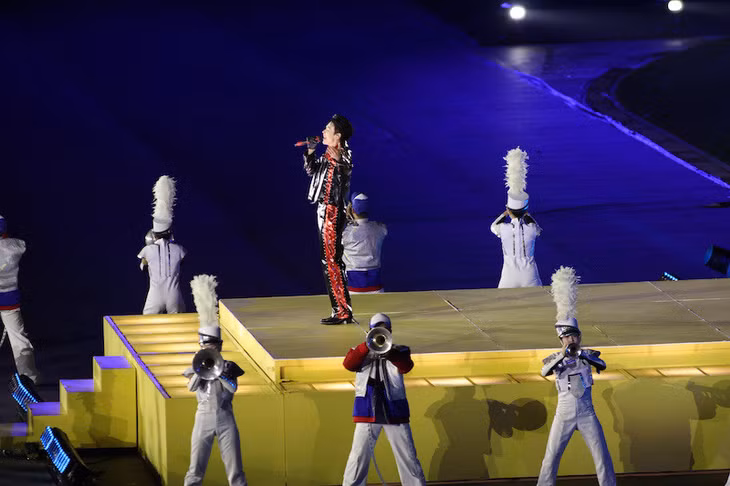 Các tiết mục mở màn lễ bế mạc SEA Games 33. Ảnh: Bùi Lượng