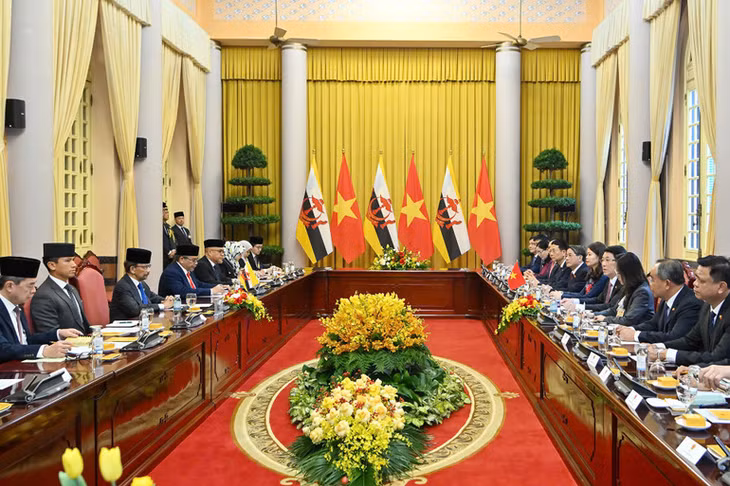 Toàn cảnh hội đàm (ảnh Thủy Nguyên)