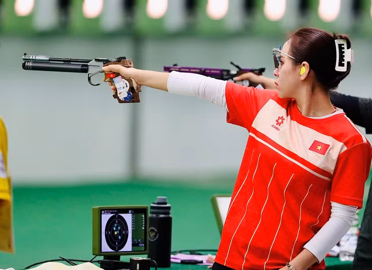 Trịnh Thu Vinh là VĐV xuất sắc nhất của TTVN tại SEA Games 33 - Ảnh: NGUYÊN KHÔI