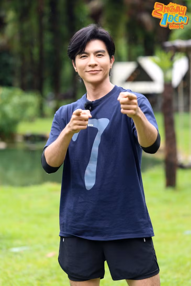 Steven Nguyễn trong chương trình “2 ngày 1 đêm“. Ảnh: Nhà sản xuất.