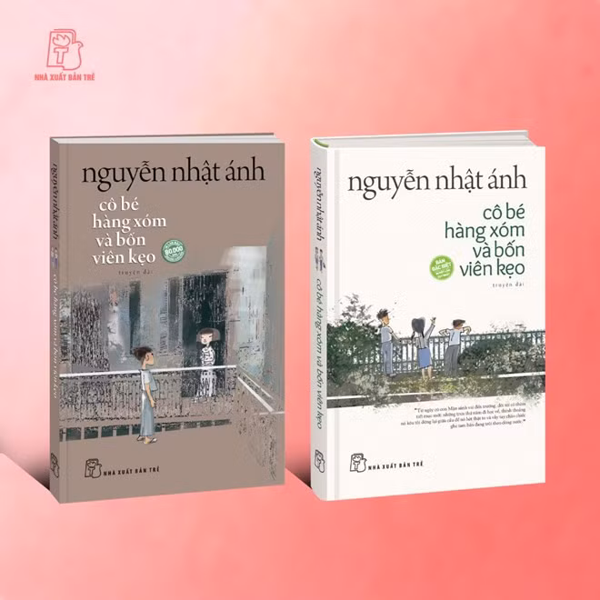 Tập sách "Cô bé hàng xóm và bốn viên kẹo" của nhà văn Nguyễn Nhật Ánh. Ảnh: NXB Trẻ