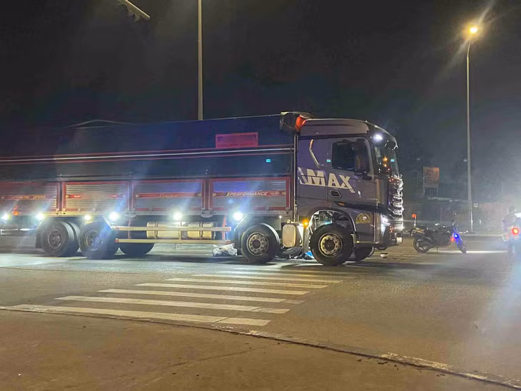 Hiện trường vụ tai nạn. Ảnh: Bạn đọc cung cấp
