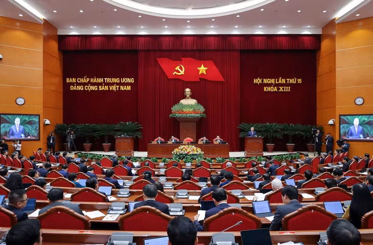 Hội nghị Trung ương 15, khoá XIII - Ảnh: VGP/Nhật Bắc