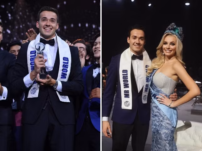 Đương kim Mr World 2019 Jack Heslewood.