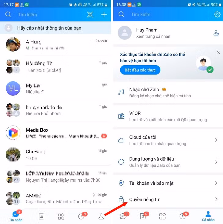 Cách đọc tin nhắn trên Zalo và Facebook Messenger mà người gửi không biết ảnh 6