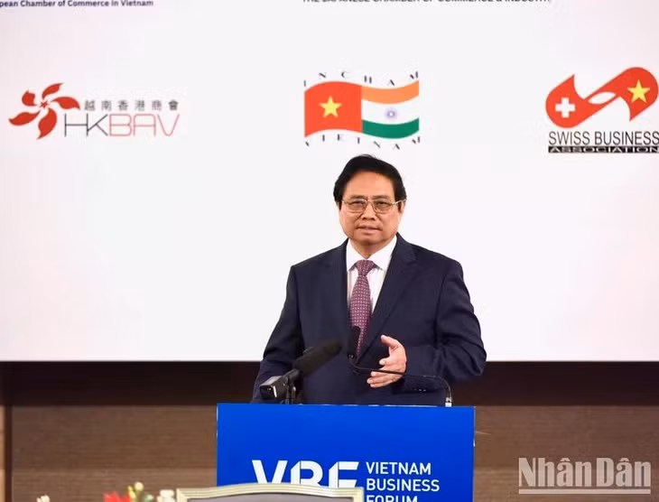 Thủ tướng Phạm Minh Chính phát biểu tại Diễn đàn.