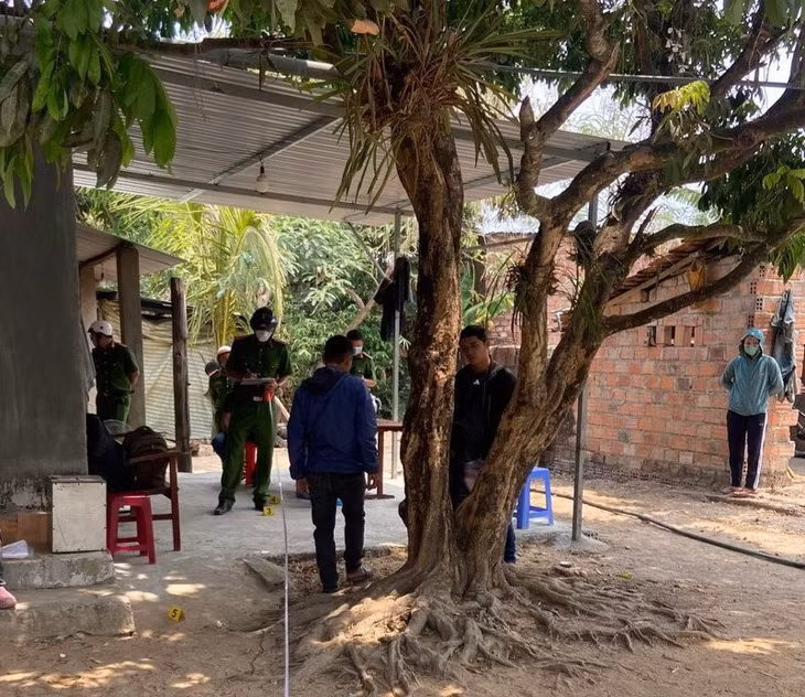 Hiện trường nơi xảy ra vụ việc.