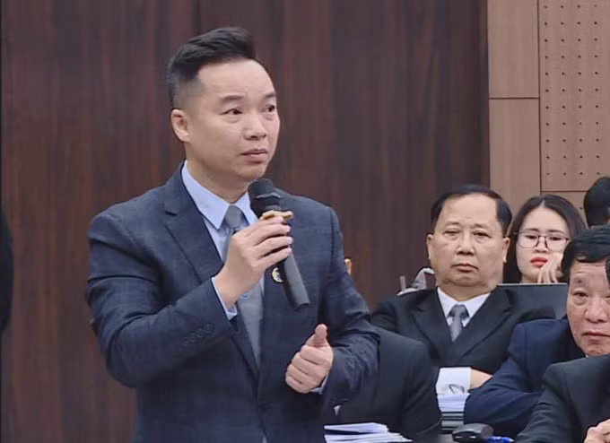 Luật sư Giang Hồng Thanh, bào chữa cho bị cáo Đỗ Anh Dũng. Ảnh: Ngọc Thành