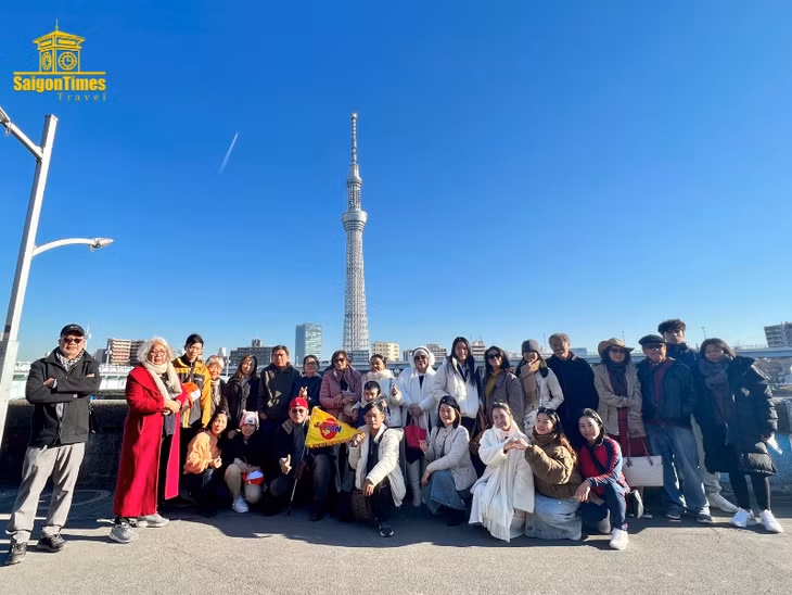 Check in tại tháp Tokyo Sky Tree cùng SaigonTimes Travel