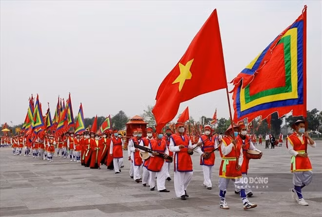 Giỗ Tổ Hùng Vương là ngày lễ trọng đại của cả nước. Ảnh: Khánh Linh
