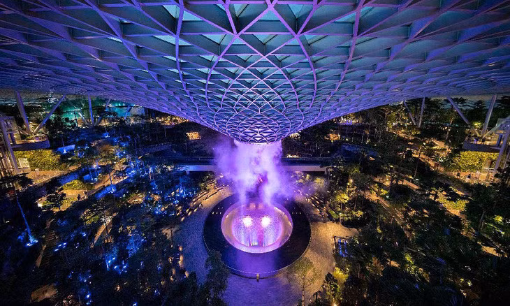 Sân bay Changi tổ chức sự kiện âm nhạc cho các Swifties để chào mừng Taylor Swift đến Singapore - Ảnh: Singapore Tourism Board