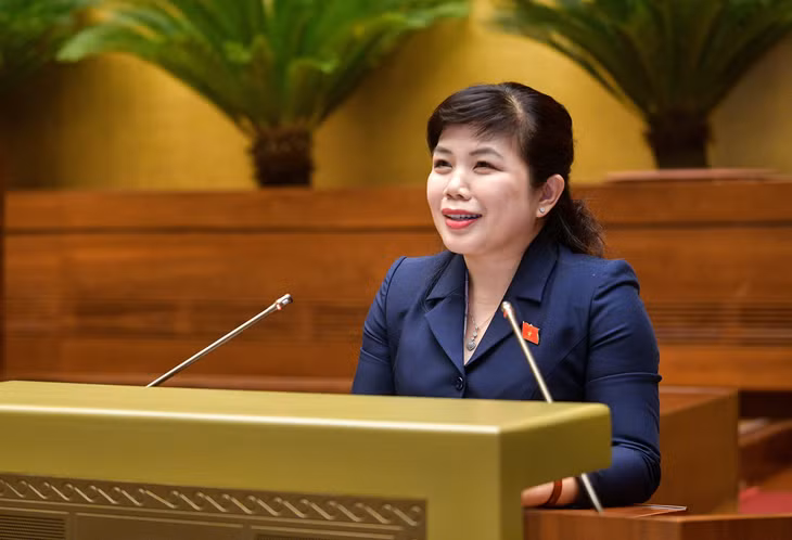 Phó Trưởng đoàn Đoàn ĐBQH tỉnh Quảng Ninh Nguyễn Thị Thu Hà.