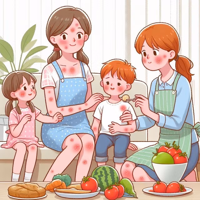 Bất cứ ai bị dị ứng thực phẩm đều có thể bị dị ứng nặng với thực phẩm. Ảnh minh họa.