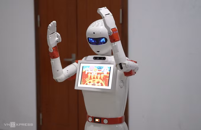Robot Bonbon. Ảnh: Minh Minh