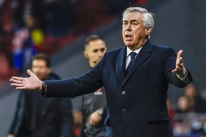 Carlo Ancelotti gặp rắc rối với chính quyền Tây Ban Nha. Ảnh: Marca