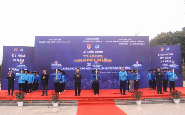 Ra quân 5 đội hình thanh niên xung kích trong Tháng Thanh niên năm 2024