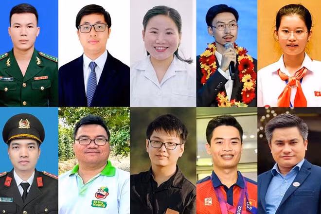 10 gương mặt trẻ Việt Nam tiêu biểu năm 2023. Ảnh: BTC