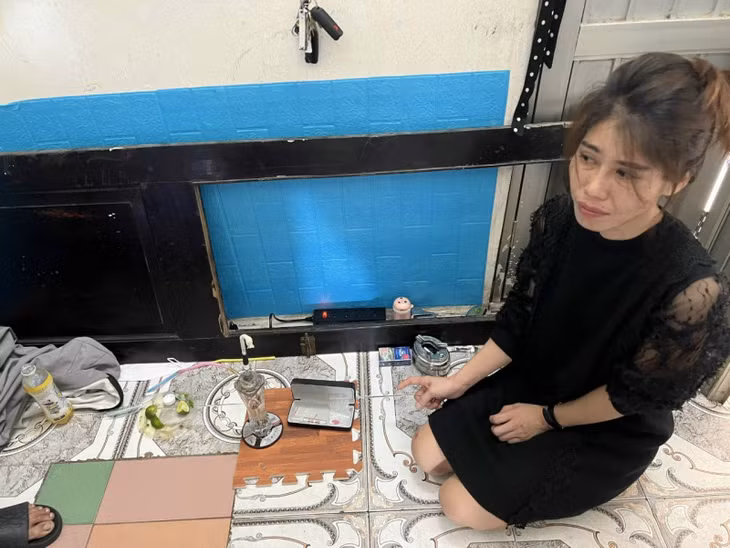 Đối tượng Thái Thị Hương.