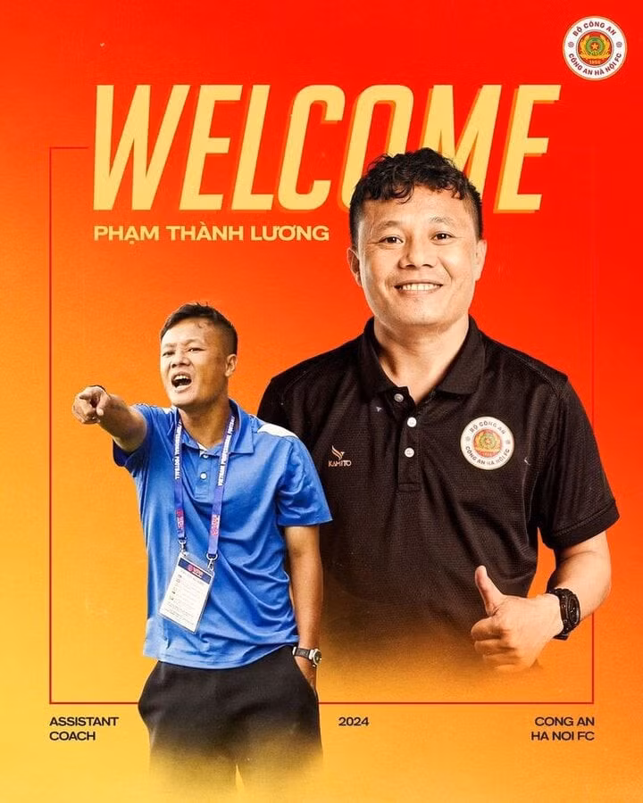 HLV Phạm Thành Lương ký hợp đồng với CLB Công an Hà Nội.