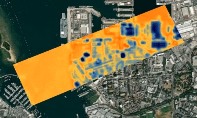 Vệ tinh HotSat-1 trang bị cảm biến đo hiệu suất tỏa nhiệt. Ảnh: Satellite Vu