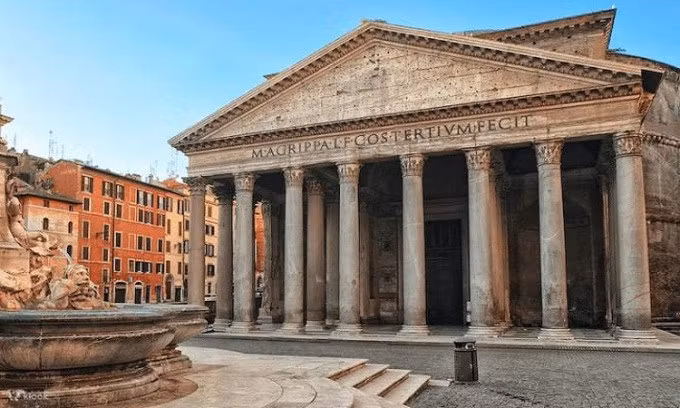 Đền thờ Pantheon được ví như kỳ quan kiến trúc của đế quốc La Mã. Ảnh: Klook
