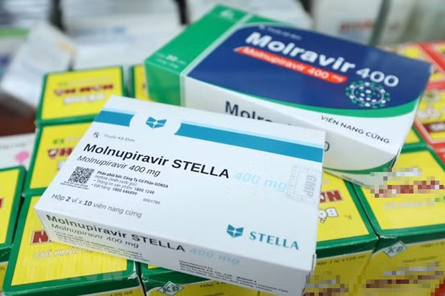 Thuốc Molnupiravir điều trị COVID-19 do Việt Nam sản xuất.