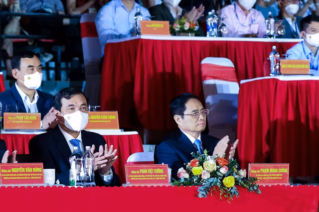 Thủ tướng Phạm Minh Chính dự Lễ Khai mạc Năm Du lịch quốc gia 2022 với chủ đề "Quảng Nam - Điểm đến du lịch xanh" - Ảnh: VGP/Nhật Bắc