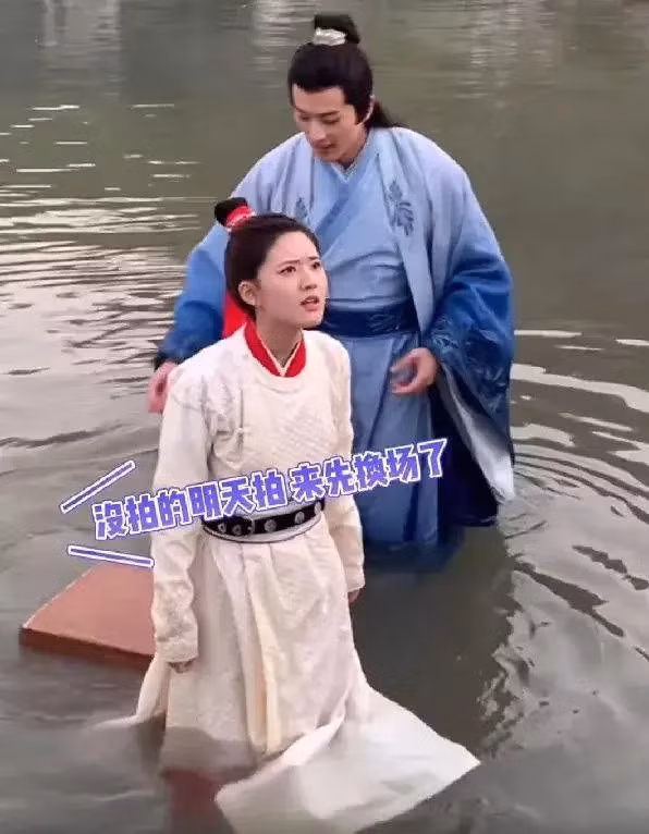 Triệu Lộ Tư lạm dụng diễn viên đóng thế dù nhận cát-xê cao. Ảnh: Weibo.