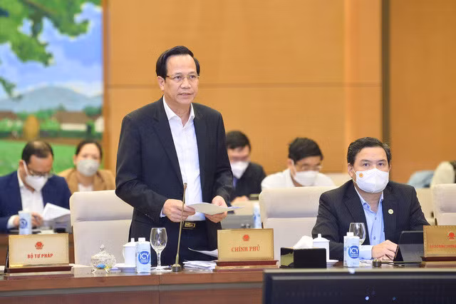 Bộ trưởng Đào Ngọc Dung: Điều chỉnh giờ làm thêm là yêu cầu cấp thiết và khách quan từ thực tiễn cuộc sống - Ảnh: VGP/Lê Sơn