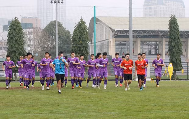 Doi tuyen U23 Viet Nam chot danh sach du giai giao huu U23 Dubai Cup hinh anh 1