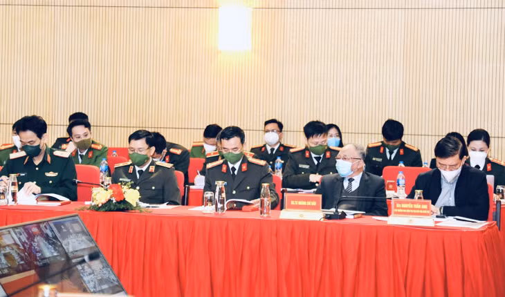 Các dại biểu tham dự tại điểm cầu Hà Nội. Ảnh: Trung Thành
