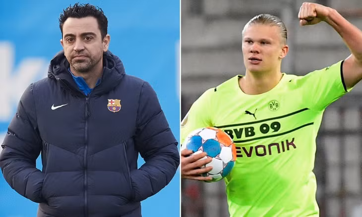 Xavi đến tận nơi thuyết phục Haaland nhưng Barca cần phải có rất nhiều tiền để thực hiện thương vụ