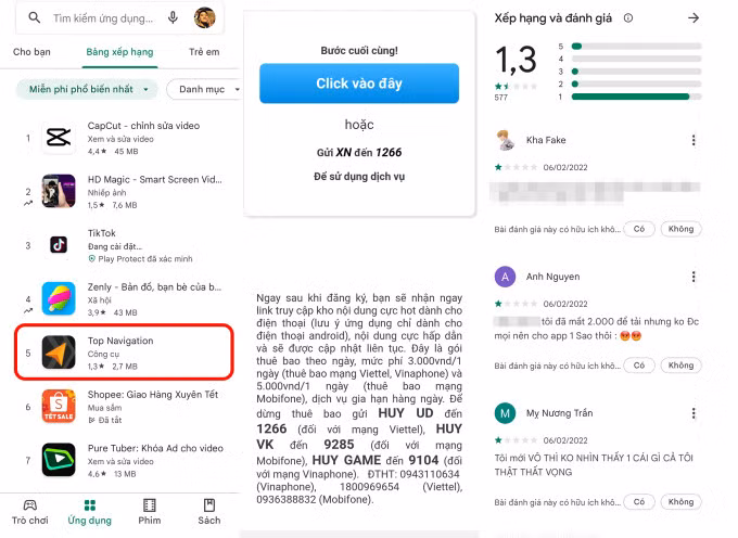 Ứng dụng Top Navigation lọt top tải nhiều ở Việt Nam trong tuần đầu tháng 2. Ảnh: Lưu Quý