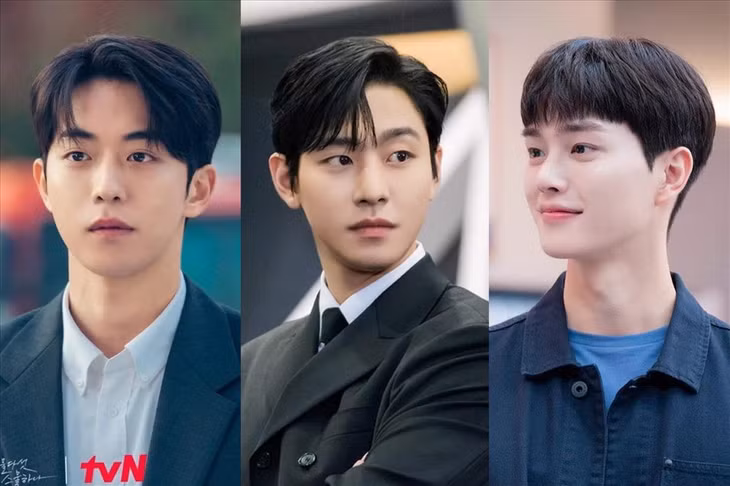 Nam Joo Hyuk, Ahn Hyo Seop, Song Kang là những nam chính đang được yêu thích trên phim Hàn. Ảnh: tvN, SBS, JTBC.