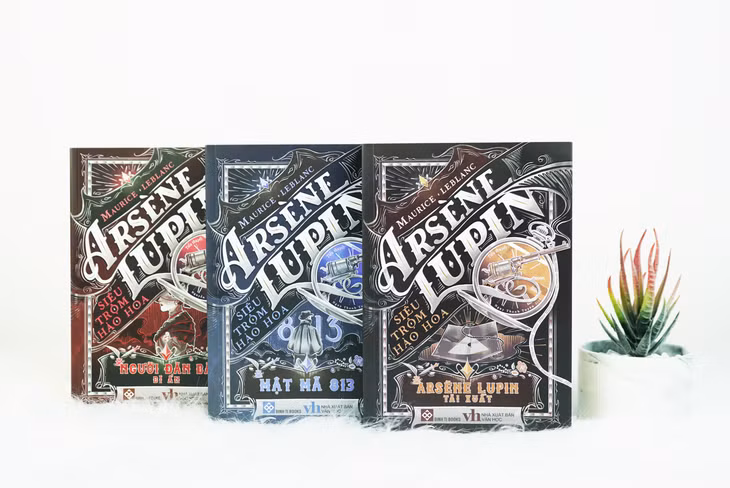 Bộ sách “Arsène Lupin - siêu trộm hào hoa” do Nhà xuất bản Văn học và Đinh Tỵ Books liên kết phát hành. Ảnh: Đ.T