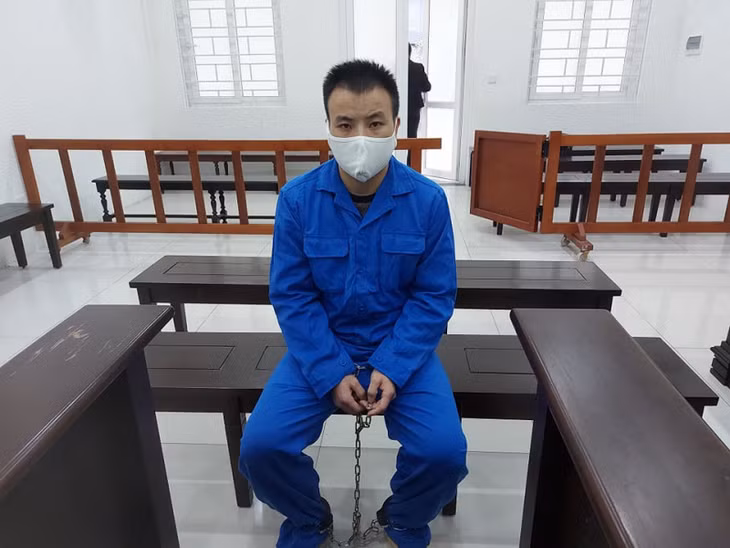 Bị cáo Khà A Chồng tại phiên toà.