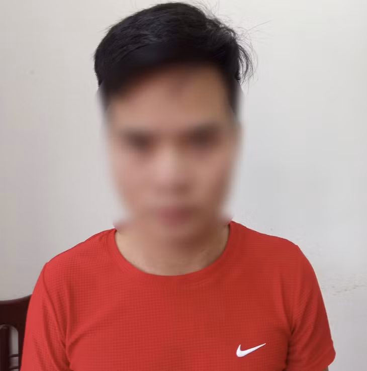 Hoàng Văn S tại Cơ quan Công an.