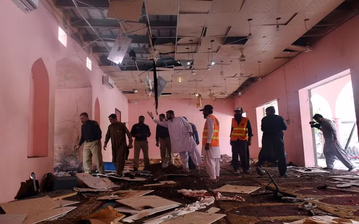 Hiện trường một vụ nổ tại thánh đường tại Quetta, Pakistan, năm 2019. (Ảnh: Reuters)