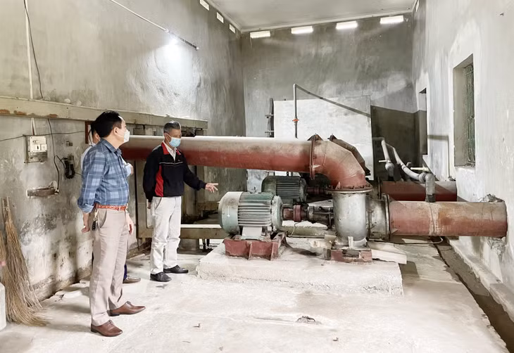 Hiện nhiều hạng mục của Trạm bơm Đạm Thủy bị xuống cấp, không đảm bảo phục vụ sản xuất nông nghiệp.