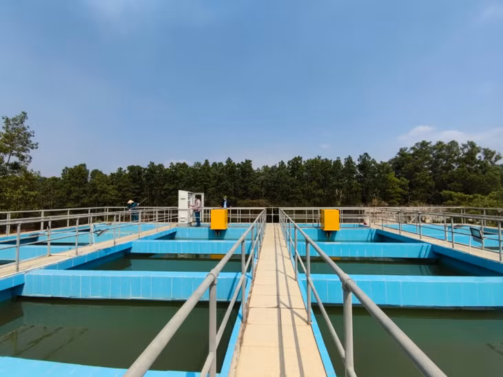 Nhà máy nước Đồng Ho, công suất 20.000m3/ngày đêm.