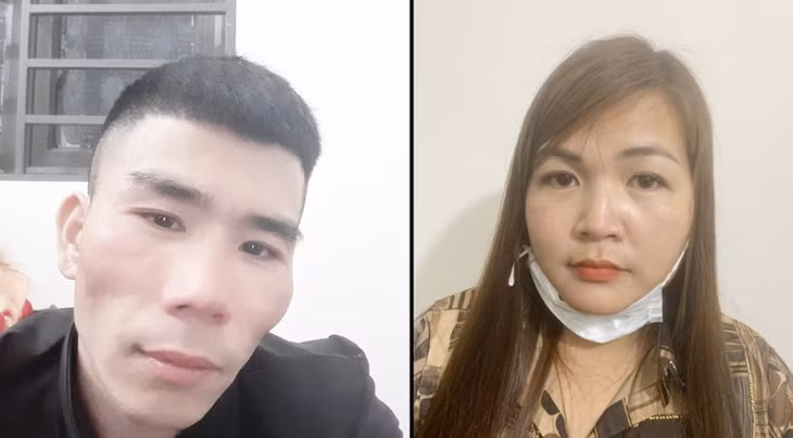 Đối tượng Nguyễn Văn Lợi và Đậu Thị Trang.