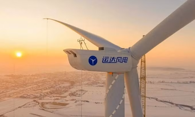 Một mẫu turbine gió của Windey Energy. Ảnh: Windey Energy