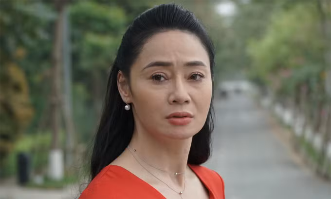 Diễn viên Quách Thu Phương trong phim "Hương vị tình thân".